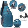 imageG4Free Sling Bag RFID Blocking Sling Backpack Crossbody Chest Bag Daypack for Hiking TravelBlackNavy Blue