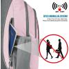imageG4Free Sling Bag RFID Blocking Sling Backpack Crossbody Chest Bag Daypack for Hiking TravelBlackPink