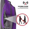 imageG4Free Sling Bag RFID Blocking Sling Backpack Crossbody Chest Bag Daypack for Hiking TravelBlackPurpleGray