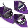 imageG4Free Sling Bag RFID Blocking Sling Backpack Crossbody Chest Bag Daypack for Hiking TravelBlackPurpleGray