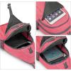 imageG4Free Sling Bag RFID Blocking Sling Backpack Crossbody Chest Bag Daypack for Hiking TravelBlackRed
