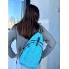 imageG4Free Sling Bag RFID Blocking Sling Backpack Crossbody Chest Bag Daypack for Hiking TravelBlackSky Blue
