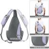 imageG4Free Sling Bag RFID Blocking Sling Backpack Crossbody Chest Bag Daypack for Hiking TravelBlackTaro Purple