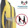 imageG4Free Sling Bag RFID Blocking Sling Backpack Crossbody Chest Bag Daypack for Hiking TravelBlackYellow