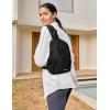 imageG4Free Sling Bag for Women Casual Crossbody Handbag Fashionable Shoulder Backpack Lightweight Chest BagBlack