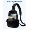 imageG4Free Sling Bag for Women Casual Crossbody Handbag Fashionable Shoulder Backpack Lightweight Chest BagBlack