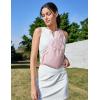 imageG4Free Sling Bag for Women Casual Crossbody Handbag Fashionable Shoulder Backpack Lightweight Chest BagPink