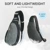 imageG4Free Sling Bags Men and Women Shoulder Backpack Small Crossbody Chest Sling Backpack BlackBlack  Grey