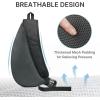 imageG4Free Sling Bags Men and Women Shoulder Backpack Small Crossbody Chest Sling Backpack BlackBlack  Grey