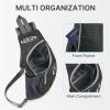 imageG4Free Sling Bags Men and Women Shoulder Backpack Small Crossbody Chest Sling Backpack BlackBlack