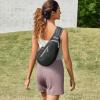 imageG4Free Sling Bags Men and Women Shoulder Backpack Small Crossbody Chest Sling Backpack BlackBlack