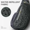 imageG4Free Sling Bags Men and Women Shoulder Backpack Small Crossbody Chest Sling Backpack BlackBlack