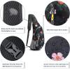 imageG4Free Sling Bags Men and Women Shoulder Backpack Small Crossbody Chest Sling Backpack BlackBlack Flower