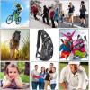 imageG4Free Sling Bags Men and Women Shoulder Backpack Small Crossbody Chest Sling Backpack BlackBlack Flower
