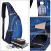 imageG4Free Sling Bags Men and Women Shoulder Backpack Small Crossbody Chest Sling Backpack BlackBlue
