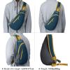 imageG4Free Sling Bags Men and Women Shoulder Backpack Small Crossbody Chest Sling Backpack BlackDark Blue