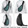 imageG4Free Sling Bags Men and Women Shoulder Backpack Small Crossbody Chest Sling Backpack BlackDark Green