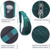 imageG4Free Sling Bags Men and Women Shoulder Backpack Small Crossbody Chest Sling Backpack BlackMint Green