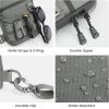 imageG4Free Small Crossbody Sling Bag Mini Tactical Chest Bag Waterproof EDC Shoulder Bag for Men WomenGrey