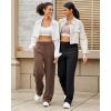 imageG4Free Smoofit Modal Soft Women Wide Leg Sweatpants with Pockets Yoga Pants Casual Lounge Trousers PetiteRegularTallBlack