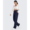 imageG4Free Smoofit Modal Soft Women Wide Leg Sweatpants with Pockets Yoga Pants Casual Lounge Trousers PetiteRegularTallDark Blue
