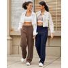 imageG4Free Smoofit Modal Soft Women Wide Leg Sweatpants with Pockets Yoga Pants Casual Lounge Trousers PetiteRegularTallDark Blue