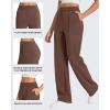 imageG4Free Smoofit Modal Soft Women Wide Leg Sweatpants with Pockets Yoga Pants Casual Lounge Trousers PetiteRegularTallDark Coffee