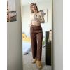 imageG4Free Smoofit Modal Soft Women Wide Leg Sweatpants with Pockets Yoga Pants Casual Lounge Trousers PetiteRegularTallDark Coffee