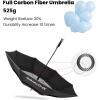 imageG4Free Strongest Golf Umbrella with Full Carbon Fiber Wellconstructed ampamp Super Lightweight ampamp Windproof Double Vented Mesh Canopy Large Oversized Stick Umbrellas for Rain Sun Automatic OpenBlack