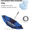 imageG4Free Strongest Golf Umbrella with Full Carbon Fiber Wellconstructed ampamp Super Lightweight ampamp Windproof Double Vented Mesh Canopy Large Oversized Stick Umbrellas for Rain Sun Automatic OpenNavyRoyal Blue