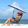 imageG4Free UPF 50 Adjustable Chair Umbrella XL with Universal Clamp UV Protection Sun Shade Umbrella for Beach Chair Stroller Wheelchair Golf Cart Bleacher PatioBlue