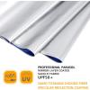 imageG4Free UPF 50 UV Protection 54 Inch Large Reverse Travel Umbrella 10 Ribs Windproof Compact Sun Blocking Inverted Car Umbrellas Automatic Open Close Lake BlueSilverUVBlueSilver