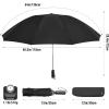 imageG4Free UPF 50 UV Protection 54 Inch Large Reverse Travel Umbrella 10 Ribs Windproof Compact Sun Blocking Inverted Car Umbrellas Automatic Open Close Lake BlueSilverBlack