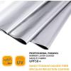imageG4Free UPF 50 UV Protection Large Travel Umbrella 4246 Inch Auto Open Close Windproof Sun Blocking UmbrellaBlackSilver