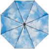 imageG4Free UPF 50 UV Protection Large Travel Umbrella 4246 Inch Auto Open Close Windproof Sun Blocking UmbrellaBlue SkySilver