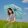 imageG4Free UPF 50 UV Protection Large Travel Umbrella 4246 Inch Auto Open Close Windproof Sun Blocking UmbrellaLake BlueSilver