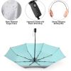 imageG4Free UPF 50 UV Protection Large Travel Umbrella 4246 Inch Auto Open Close Windproof Sun Blocking UmbrellaLake BlueSilver