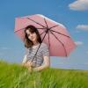 imageG4Free UPF 50 UV Protection Large Travel Umbrella 4246 Inch Auto Open Close Windproof Sun Blocking UmbrellaPinkSilver