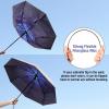 imageG4Free UPF 50 UV Protection Large Travel Umbrella 4246 Inch Auto Open Close Windproof Sun Blocking UmbrellaStarrySilver