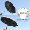 imageG4Free UPF 50 UV Protection Large Travel Umbrella 4246 Inch Auto Open Close Windproof Sun Blocking UmbrellaWhiteBlack