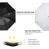 imageG4Free UPF 50 UV Protection Large Travel Umbrella 4246 Inch Auto Open Close Windproof Sun Blocking UmbrellaWhiteBlack