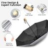 imageG4Free UPF 50 UV Protection Travel Sun Umbrella Compact 42 Inch Small UV Blocking SPF Umbrella Auto Open CloseBlack