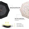 imageG4Free UPF 50 UV Protection Travel Sun Umbrella Compact 42 Inch Small UV Blocking SPF Umbrella Auto Open CloseFlowers