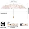 imageG4Free UPF 50 UV Protection Travel Sun Umbrella Compact 42 Inch Small UV Blocking SPF Umbrella Auto Open CloseFlowers