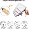 imageG4Free UPF 50 UV Protection Travel Sun Umbrella Compact 42 Inch Small UV Blocking SPF Umbrella Auto Open ClosePink