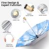 imageG4Free UPF 50 UV Protection Travel Sun Umbrella Compact 42 Inch Small UV Blocking SPF Umbrella Auto Open CloseSky