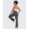 imageG4Free Wide Leg Sweatpants Women Drawstring Waist Fleece Lined Yoga Pants with Pockets for WinterDark Gray