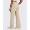 imageG4Free Wide Leg Sweatpants Women Drawstring Waist Fleece Lined Yoga Pants with Pockets for WinterKhaki