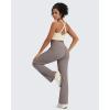 imageG4Free Wide Leg Sweatpants Women Drawstring Waist Fleece Lined Yoga Pants with Pockets for WinterTaupe