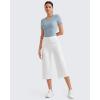imageG4Free Workout Shirts Women Slim Fit Athletic Gym Work Out Tops Crop Short Sleeve Basic Yoga Tshirts Casual SummerBlue Willow